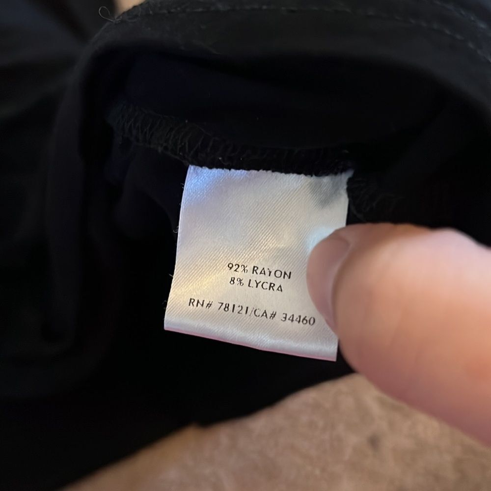 Eileen fisher small black stretchy skirt - Picture 5 of 6